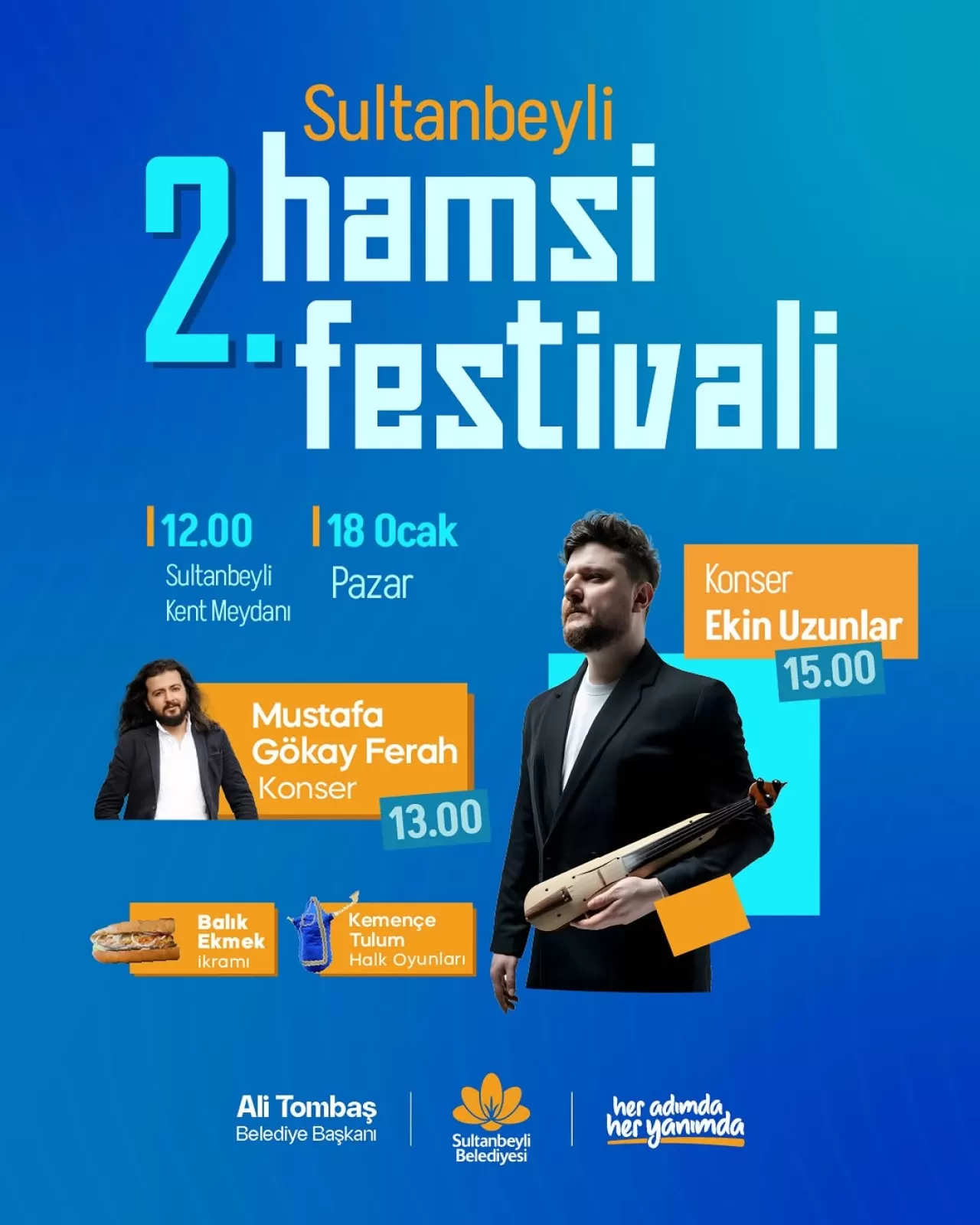 Sultanbeyli'de Hamsi ve Müzik Şöleni: Karadeniz Rüzgarı Esecek