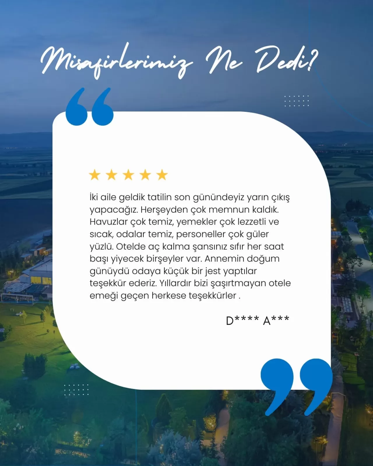 Sandıklı Thermal Park'tan Misafir Memnuniyeti: Gerçek Deneyimler Konuşuyor