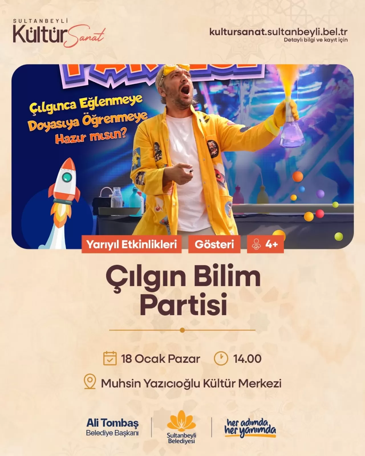 Sultanbeyli'de Yarıyıl Coşkusu: Çocuklar Sinema ve Tiyatro ile Buluşuyor