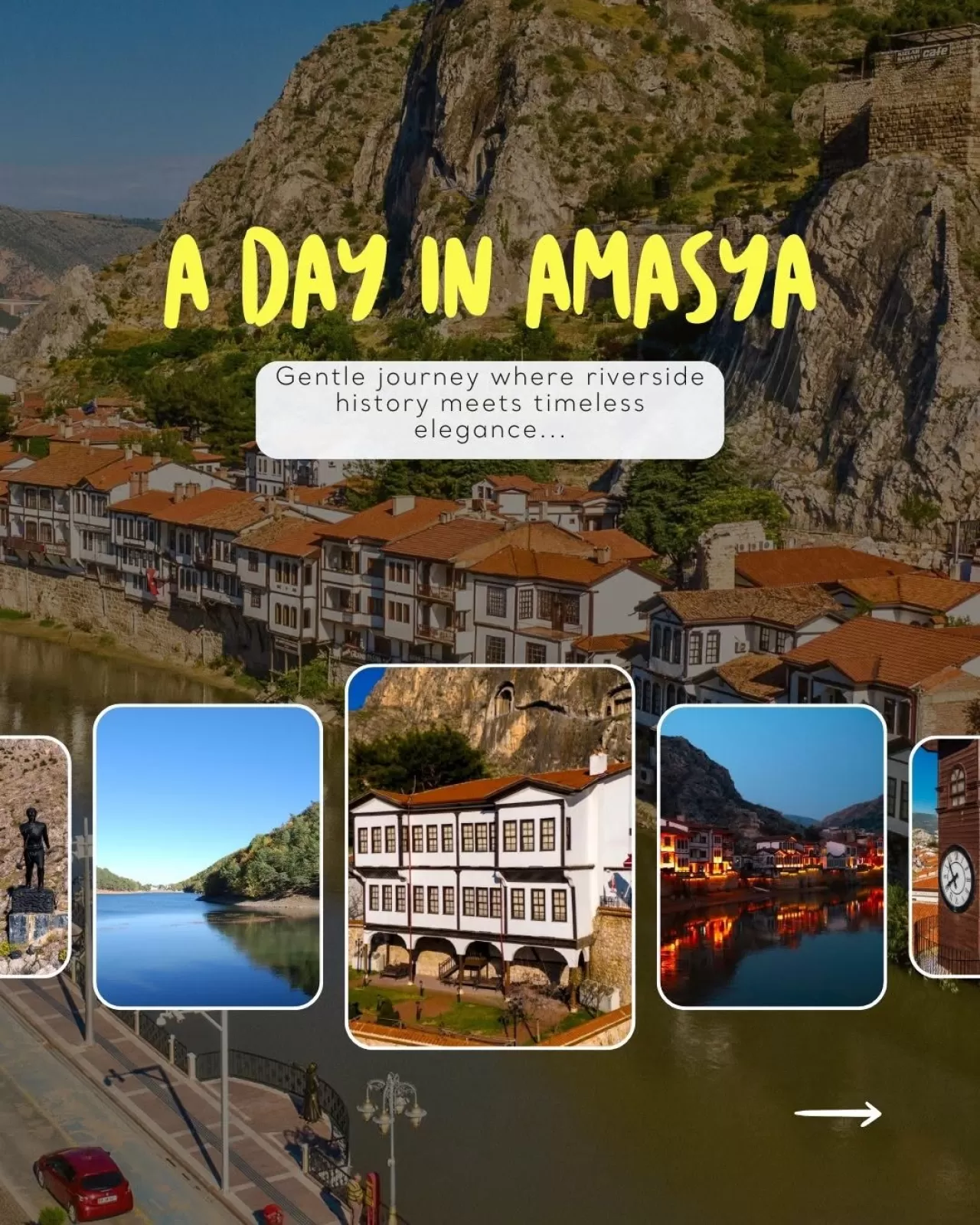 Amasya'da Zamanda Yolculuk: Yeşil ile Tarihin Kucaklaştığı Bir Gün