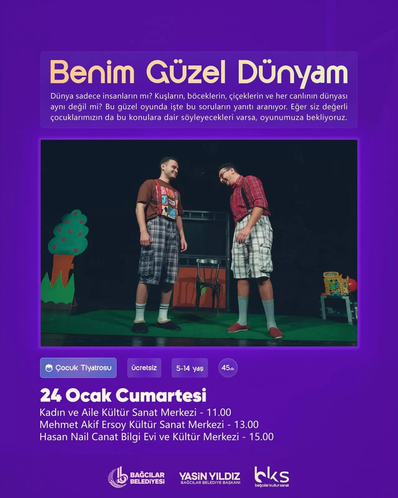 Bağcılar'da Minikleri Kahkaha ve Macera Dolu Bir Hafta Sonu Bekliyor