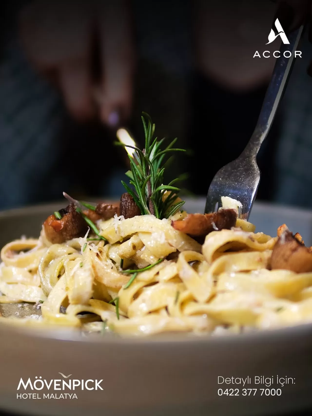 Mövenpick Hotel Malatya, Gessto Restaurant'ta Fettuccine Alfredo Keyfi