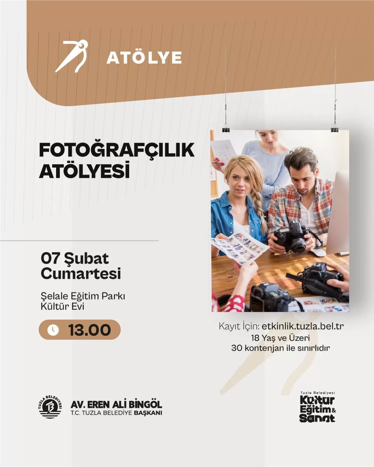 Tuzla'da Fotoğraf Tutkunları İçin Ücretsiz Atölye: Temeller Öğrenilsin, Pratik Yapılsın