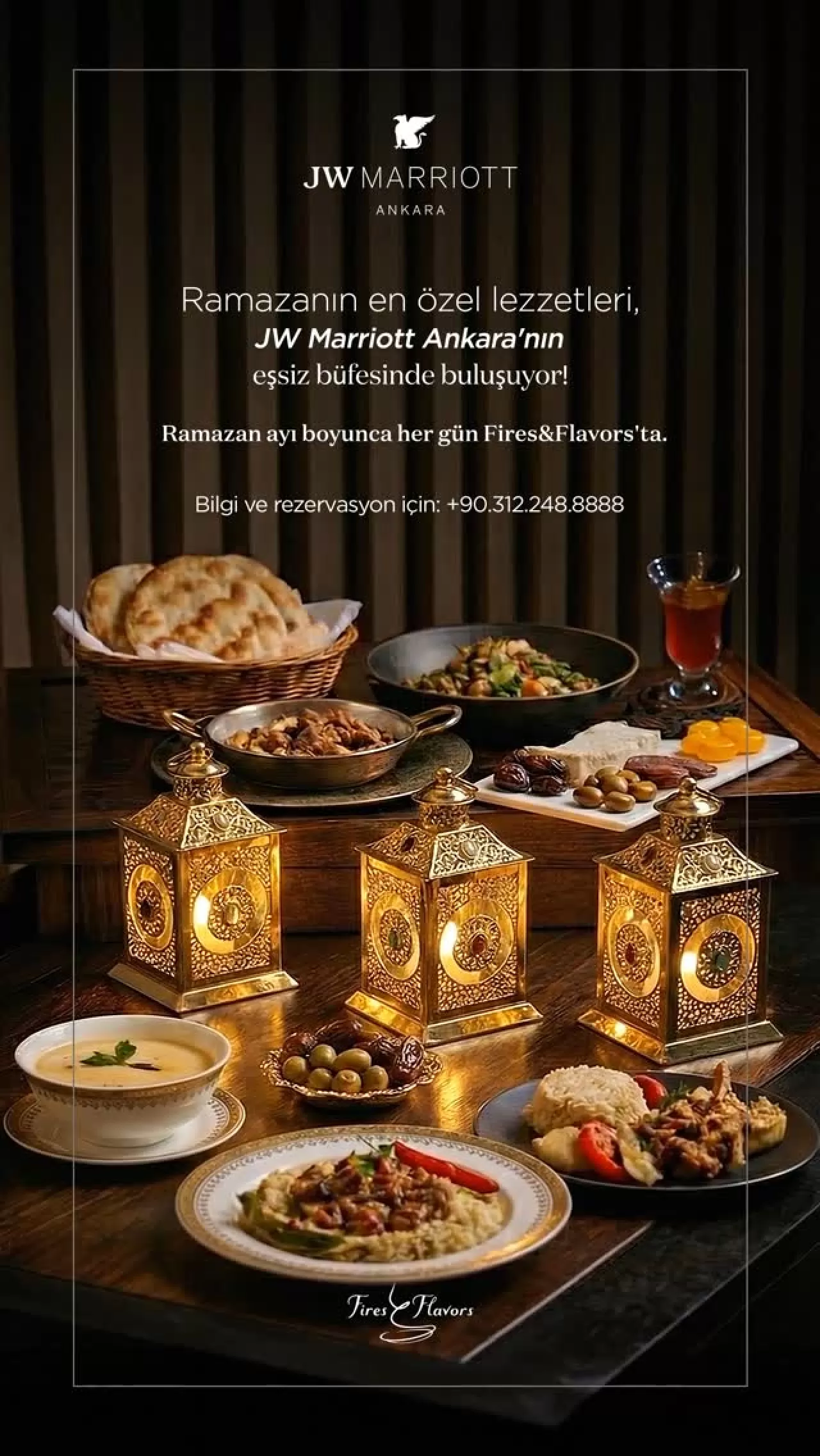 JW Marriott Ankara'da Ramazan'ı Lezzet ve Zarafetle Karşılayın
