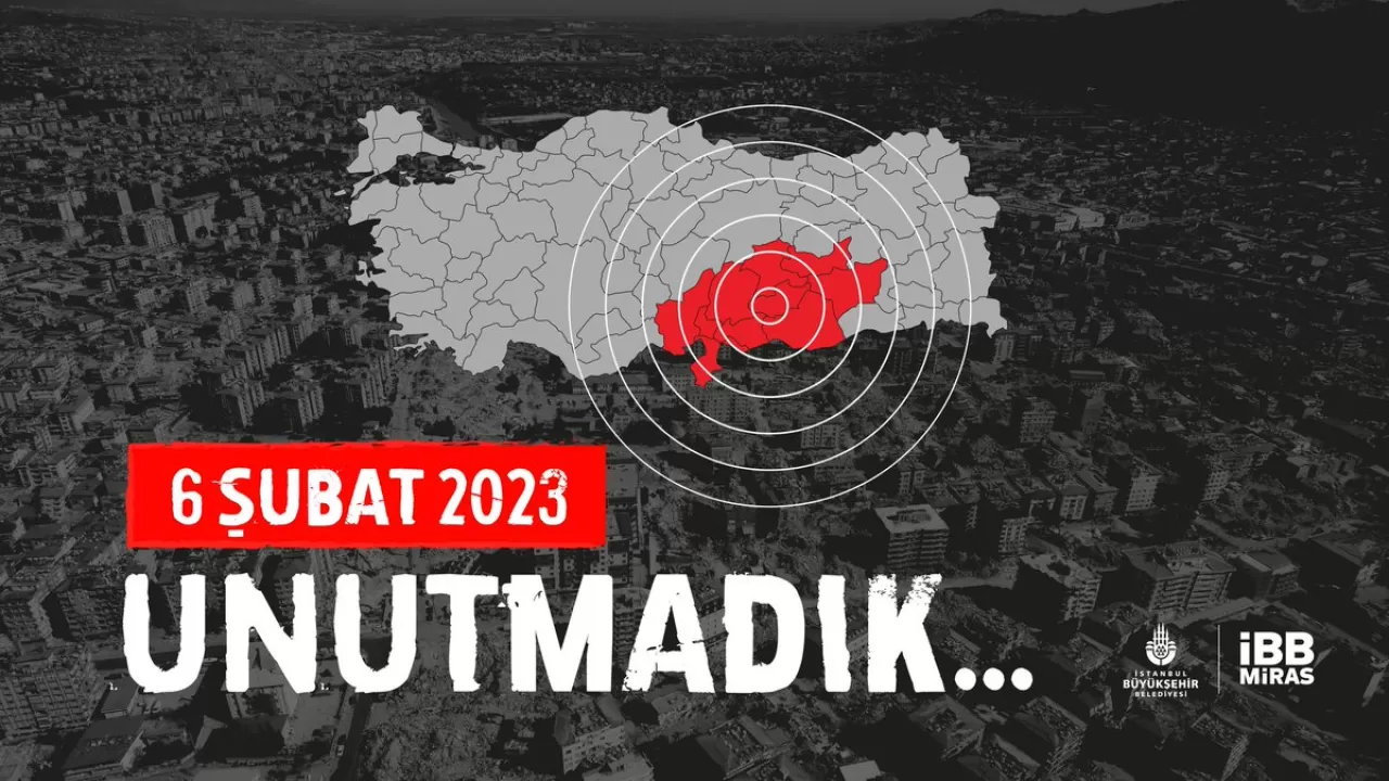 İBB, 6 Şubat Depremlerinde Yaşamını Yitirenleri Andı