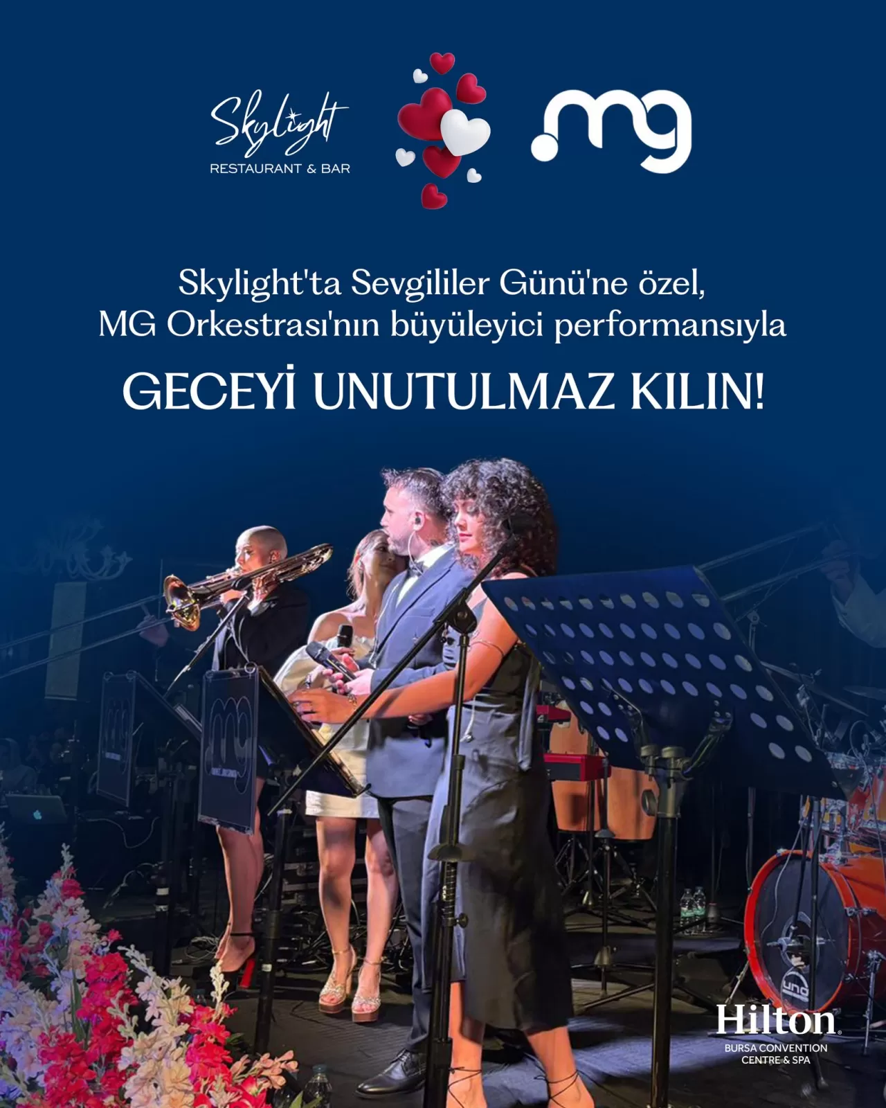 Bursa'da Sevgililer Günü'ne Özel Unutulmaz Bir Müzik ve Manzara Deneyimi