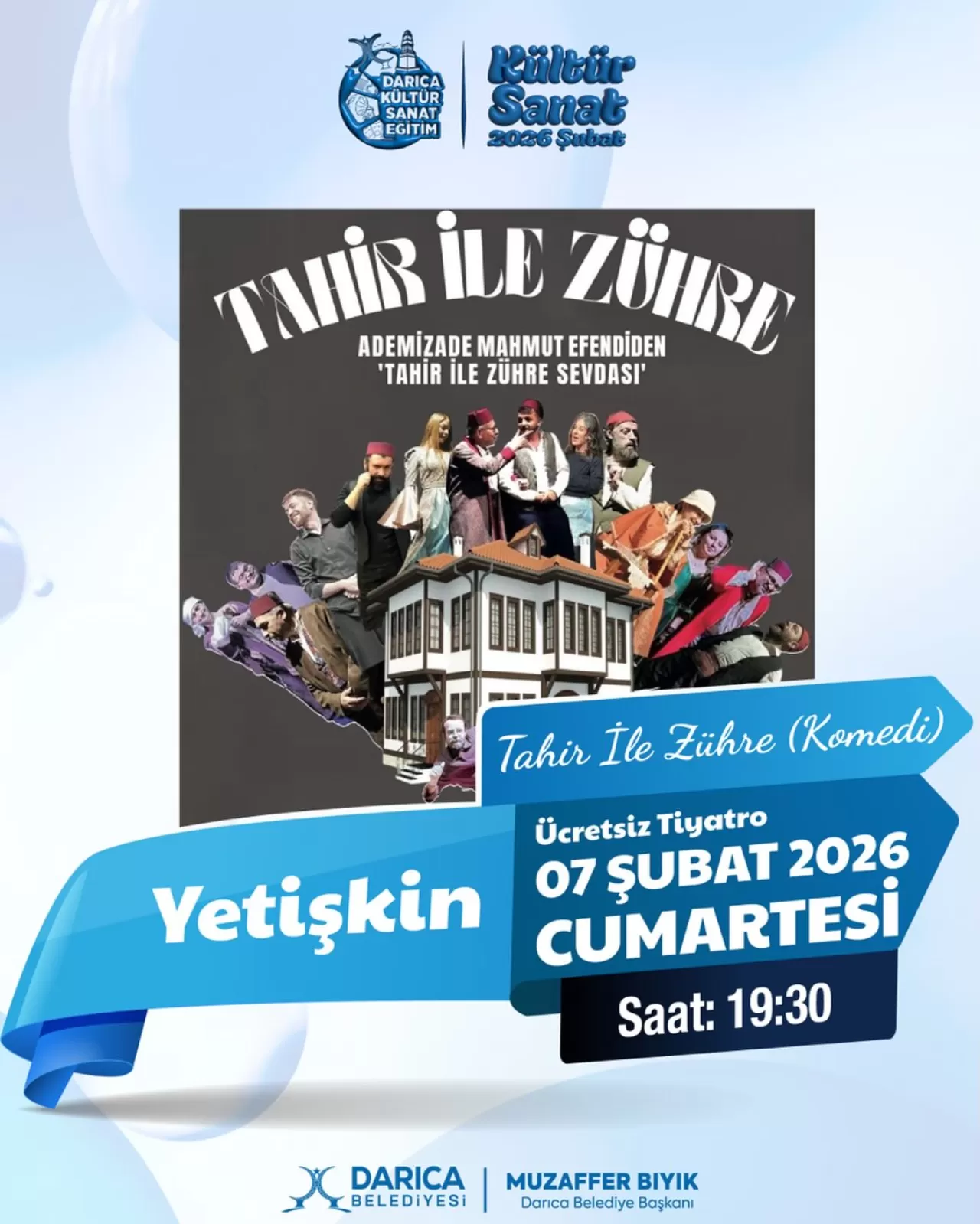 Darıca'da Kahkaha Dolu Bir Gece: Tahir ile Zühre Ücretsiz Sahneleniyor