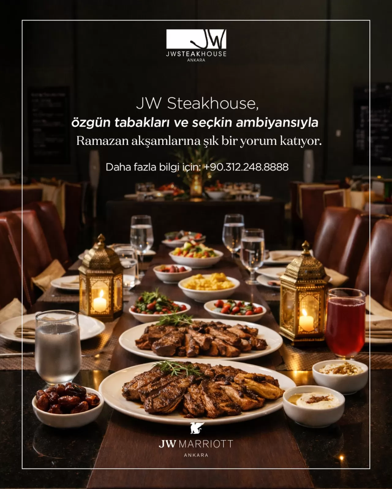 JW Marriott Ankara'da Ramazan Sofralarına Lüfus Dokunuş