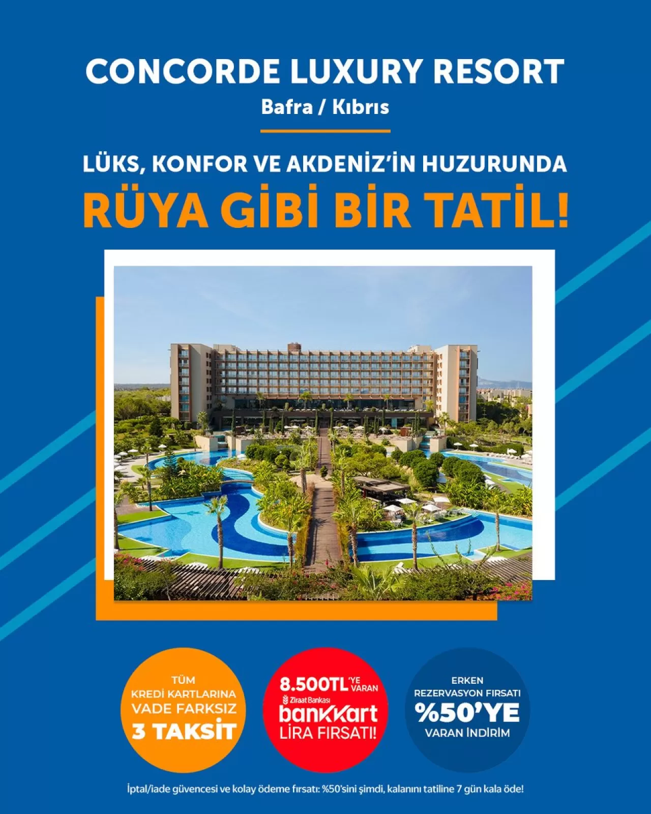 Coral Tatil'den Lüks Tatil Fırsatı: Yüzde 50'ye Varan İndirim