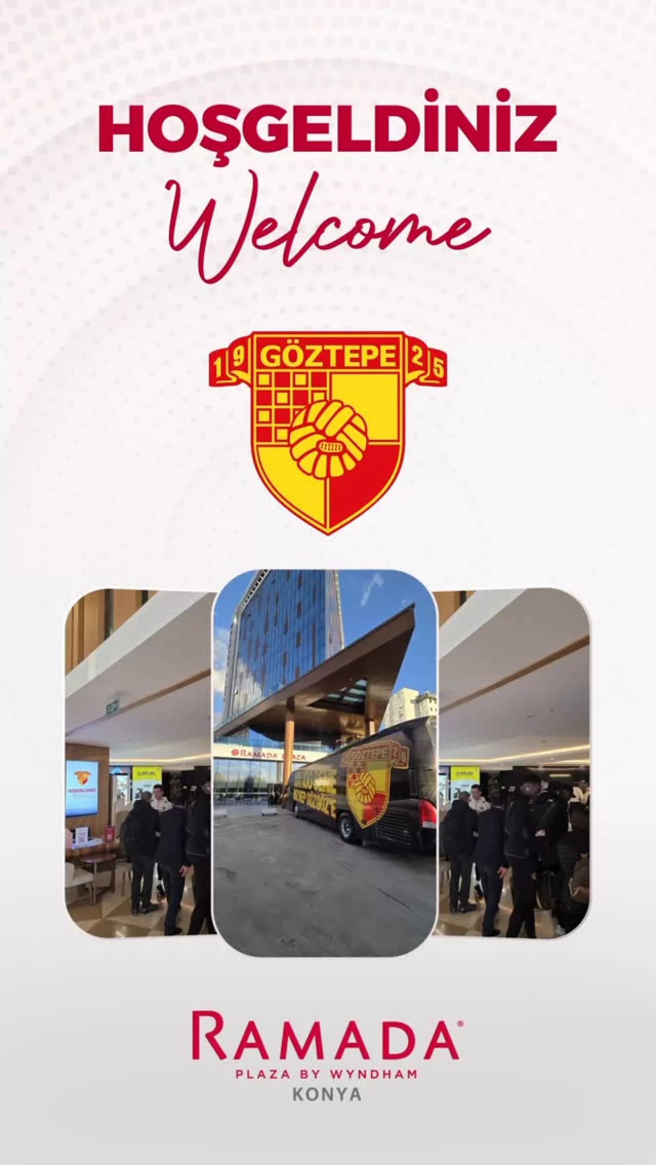 Ramada Plaza Konya, Göztepe Futbol Takımını Ağırlıyor