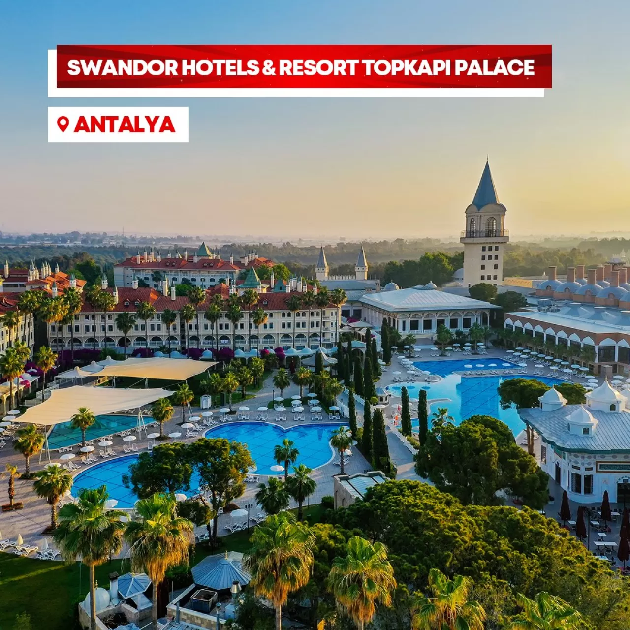 Setur, Antalya'da Lüks ve Konforu Swandor Topkapı Palace ile Buluşturuyor