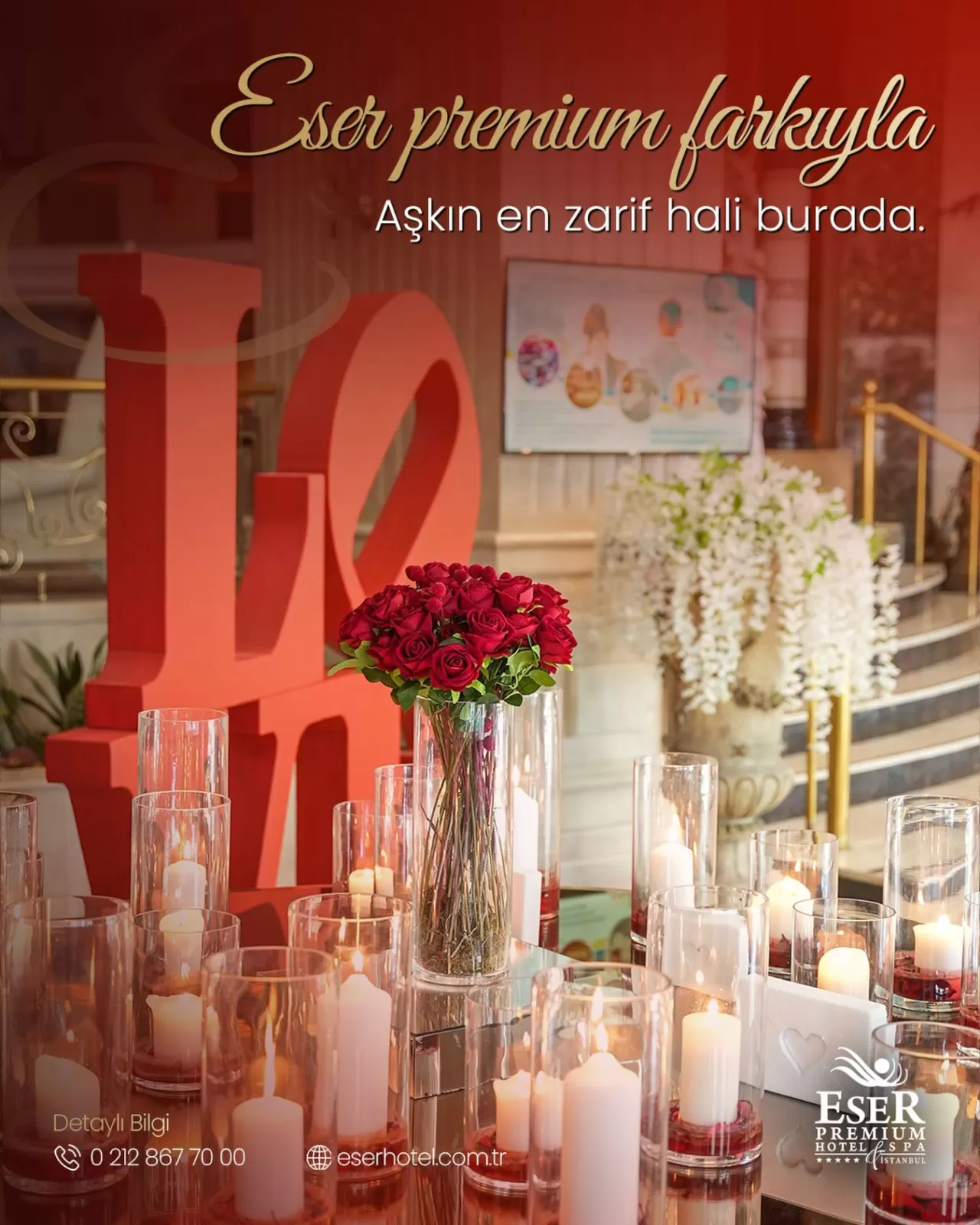 Eser Premium Hotel & Spa'dan Romantik Bir Sevgililer Günü Daveti