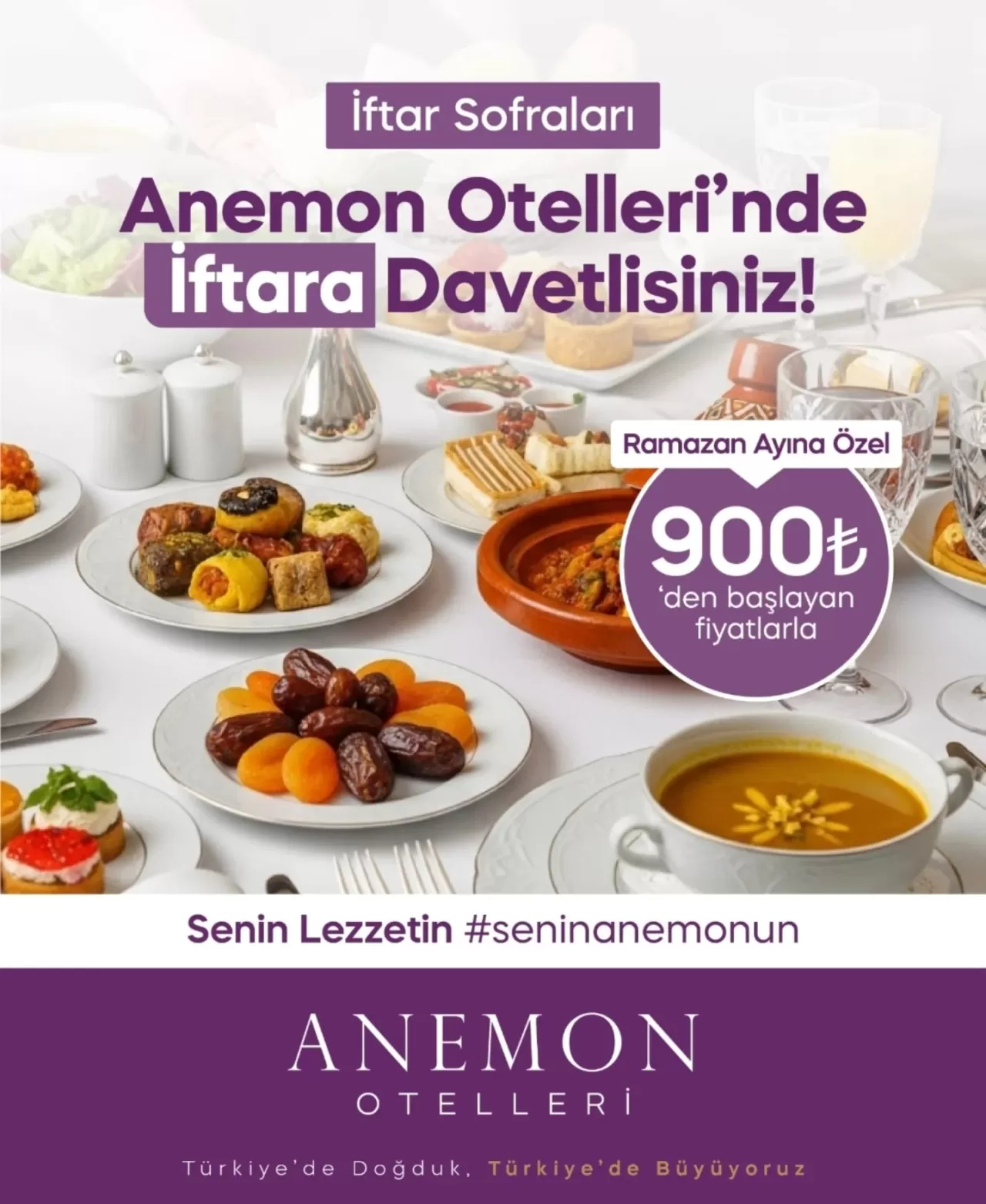 Ramazan'ın Bereketi Anemon İskenderun Otel'de Sofraya Yansıyor