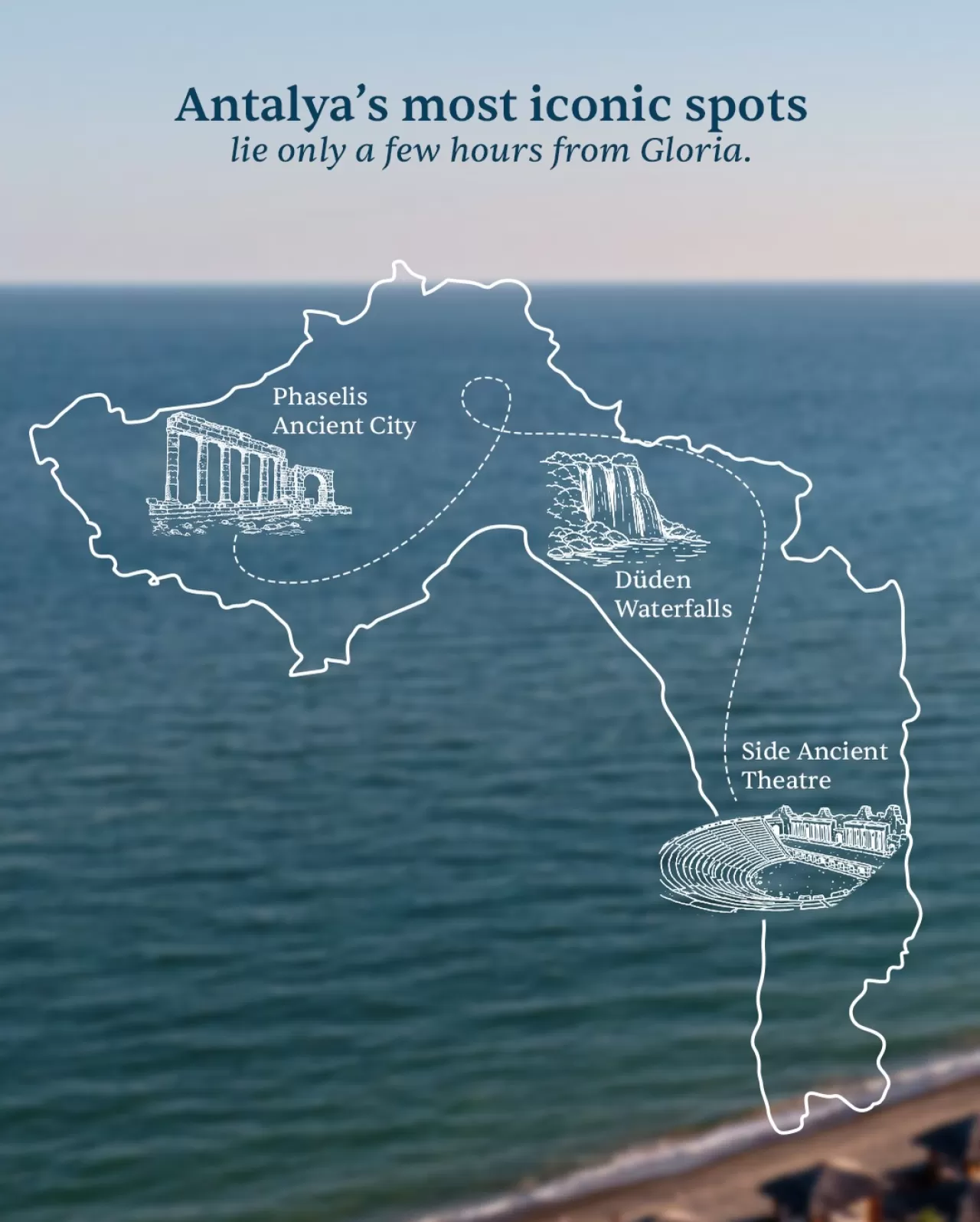 Antalya'nın Tarihi ve Kültürel Hazineleri Gloria Golf Resort'tan Sadece Birkaç Saat Uzakta