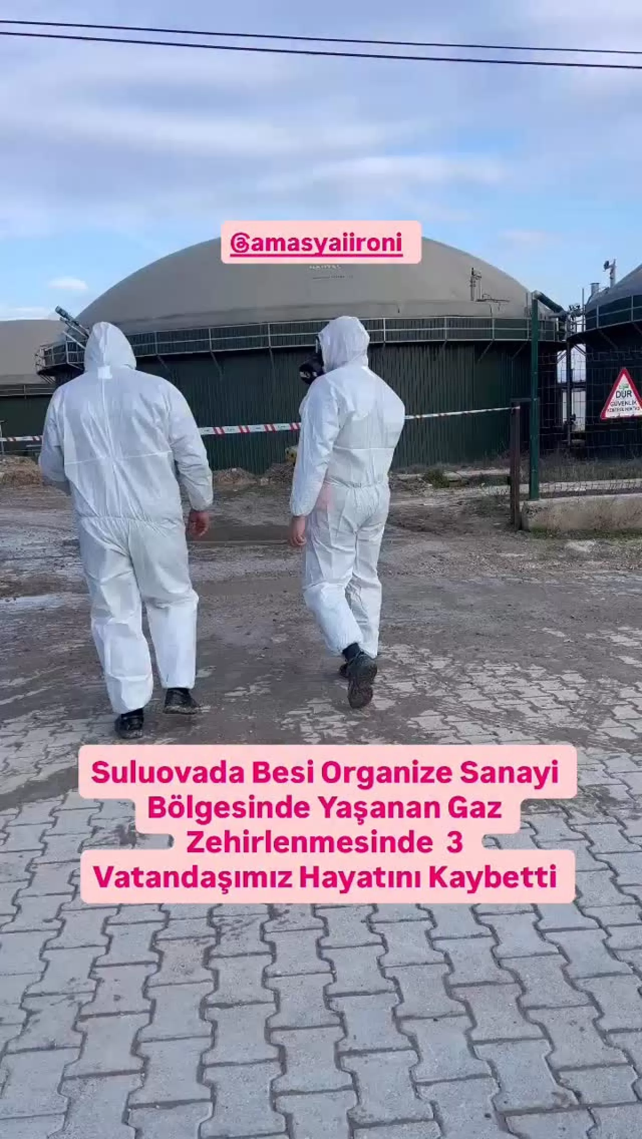 Amasya Suluova'da Besi OSB'de Yaşanan Gaz Zehirlenmesi: 3 Can Kaybı