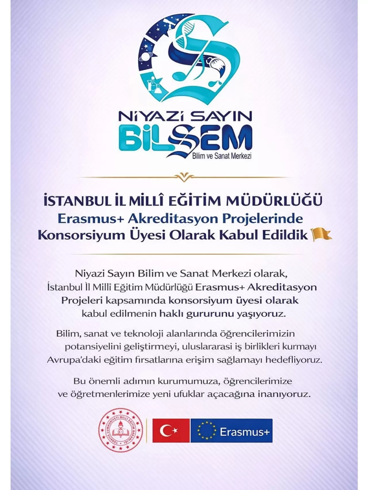 Niyazi Sayın BİLSEM'den Eğitimde Uluslararası Adım