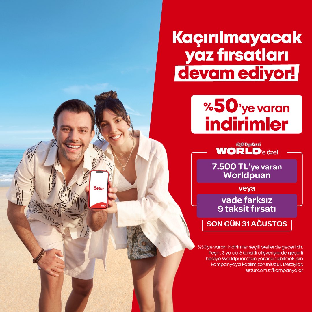 Tatil Planlarını Ertelemeyin, Setur'dan Özel Fırsatlar!