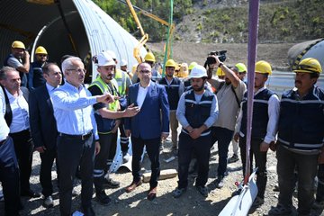 Bolu Tüneli'nde Uzatma Çalışmaları Devam Ediyor