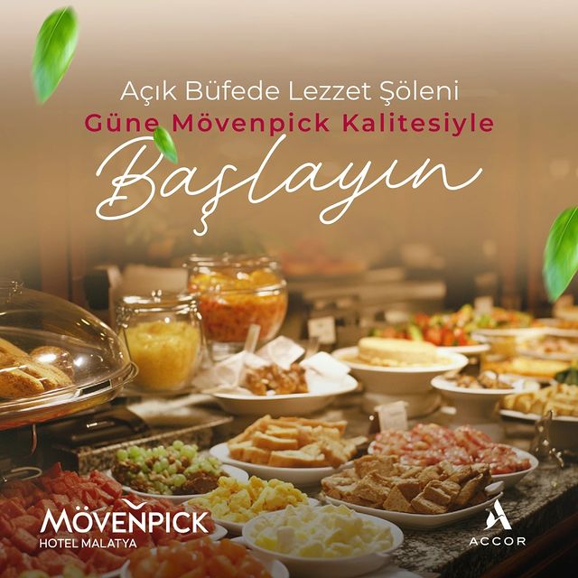 Mövenpick Hotel Malatya'da Zengin Açık Büfe Kahvaltı Deneyimi