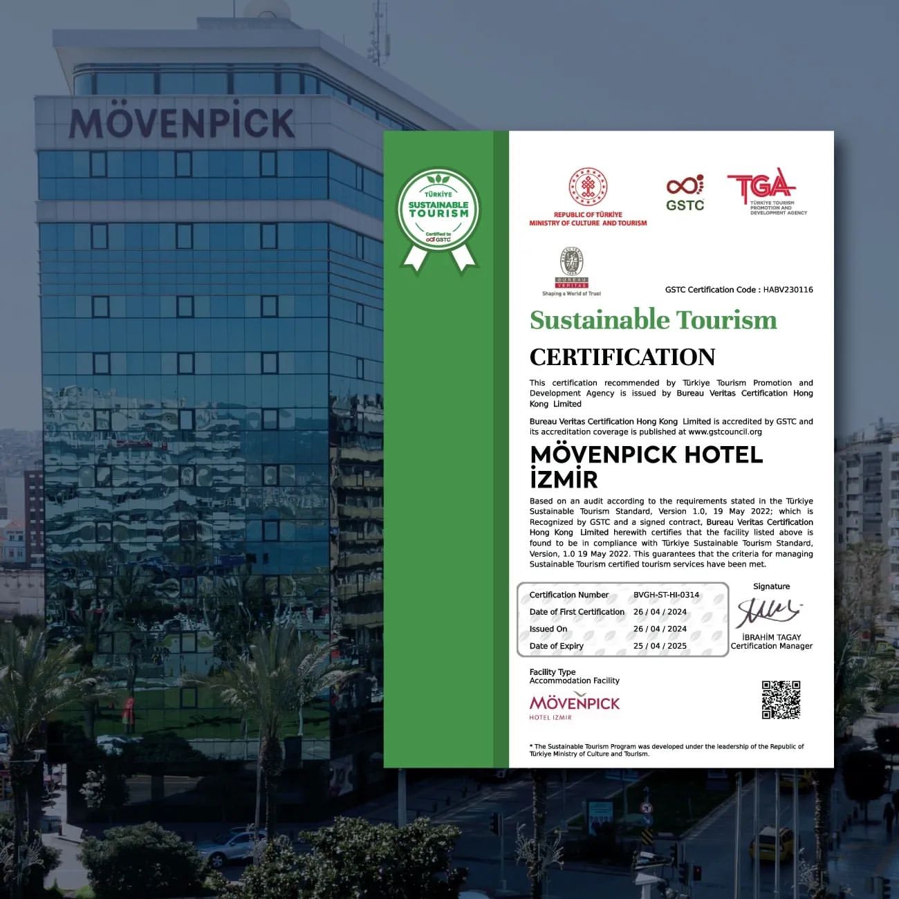 Mövenpick Hotel İzmir'den Doğaya Duyarlılık