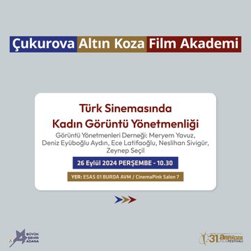 31. Uluslararası Adana Altın Koza Film Festivali Devam Ediyor