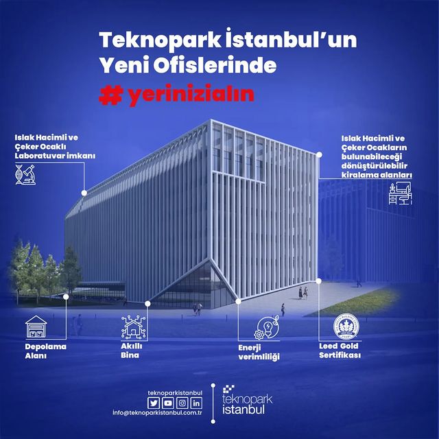 Teknopark İstanbul Yeni Ofisleriyle AR-GE Firmalarına Hizmet Vermeye Hazır