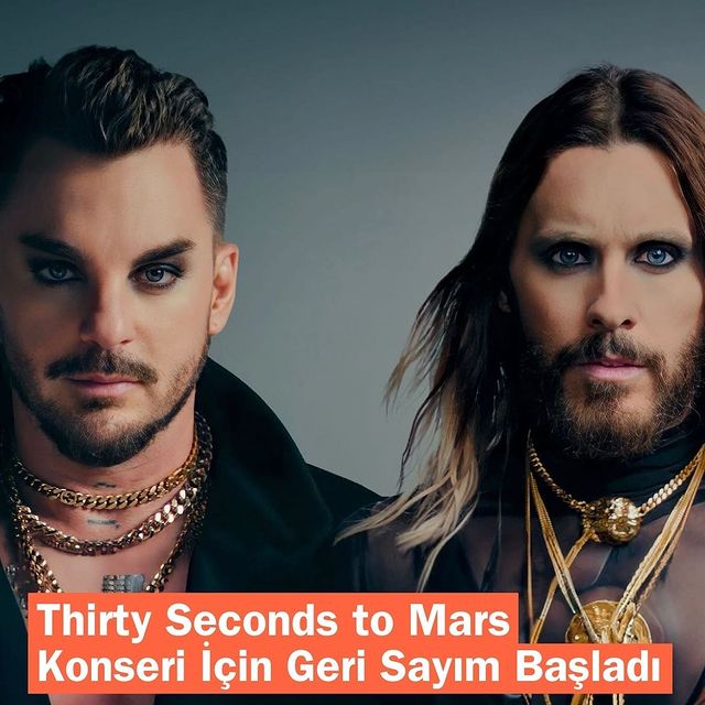 Thirty Seconds to Mars İstanbul'a Geliyor!