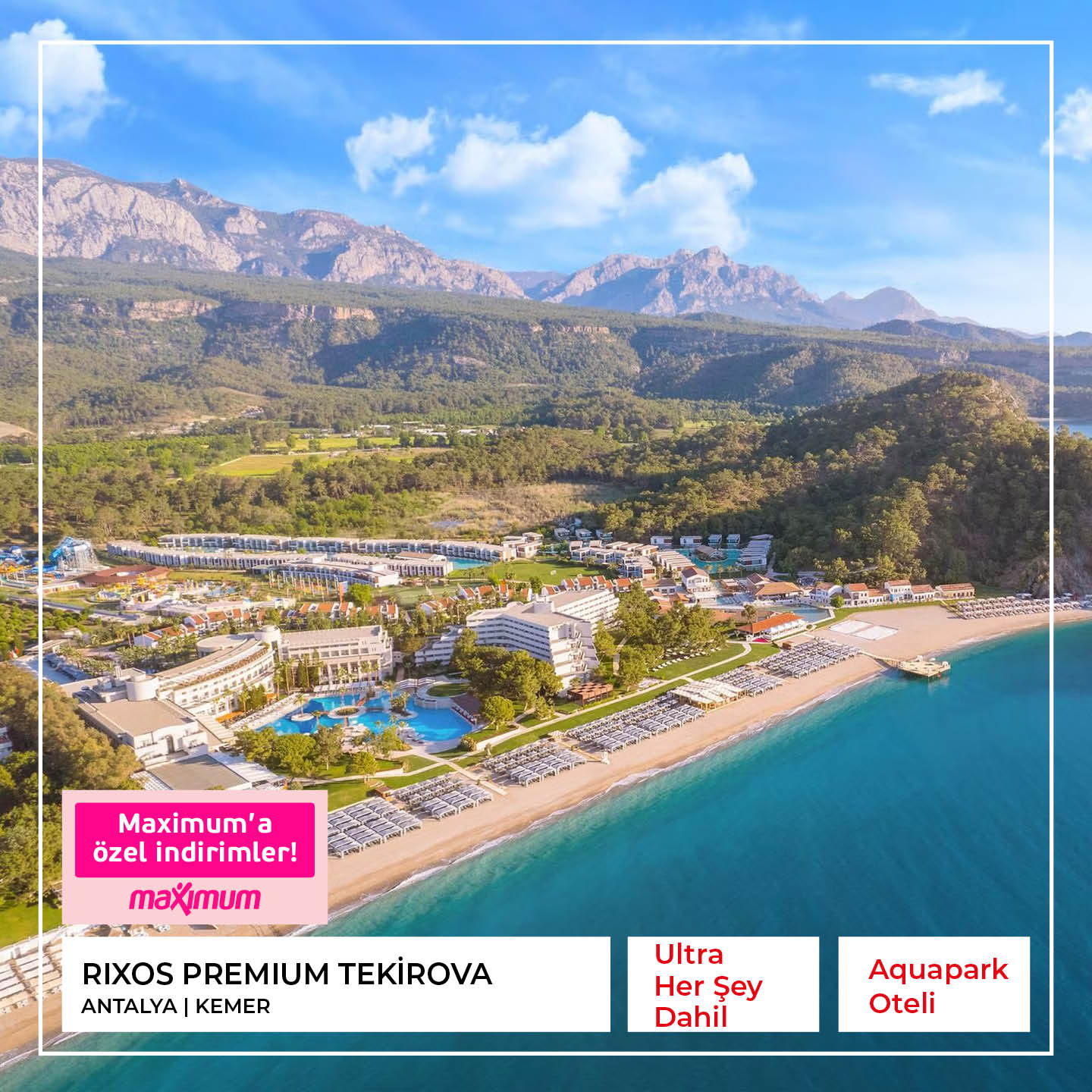 Rixos Premium Tekirova'da Aileler İçin Ara Tatil Keyfi