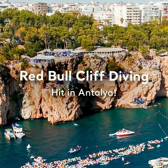 Antalya'da Red Bull Cliff Diving Etkinliği Gerçekleşti