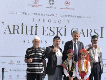 Dargeçit Tarihi Eski Çarşı Onarıldı ve Açılış Töreni Düzenlendi