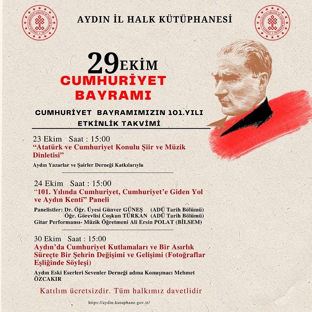 29 Ekim Cumhuriyet Bayramı Kutlamaları