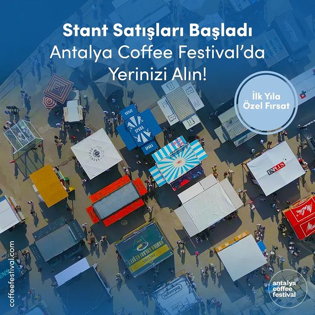 Antalya Coffee Festivali Kahveseverleri ve Markaları Bir Araya Getiriyor