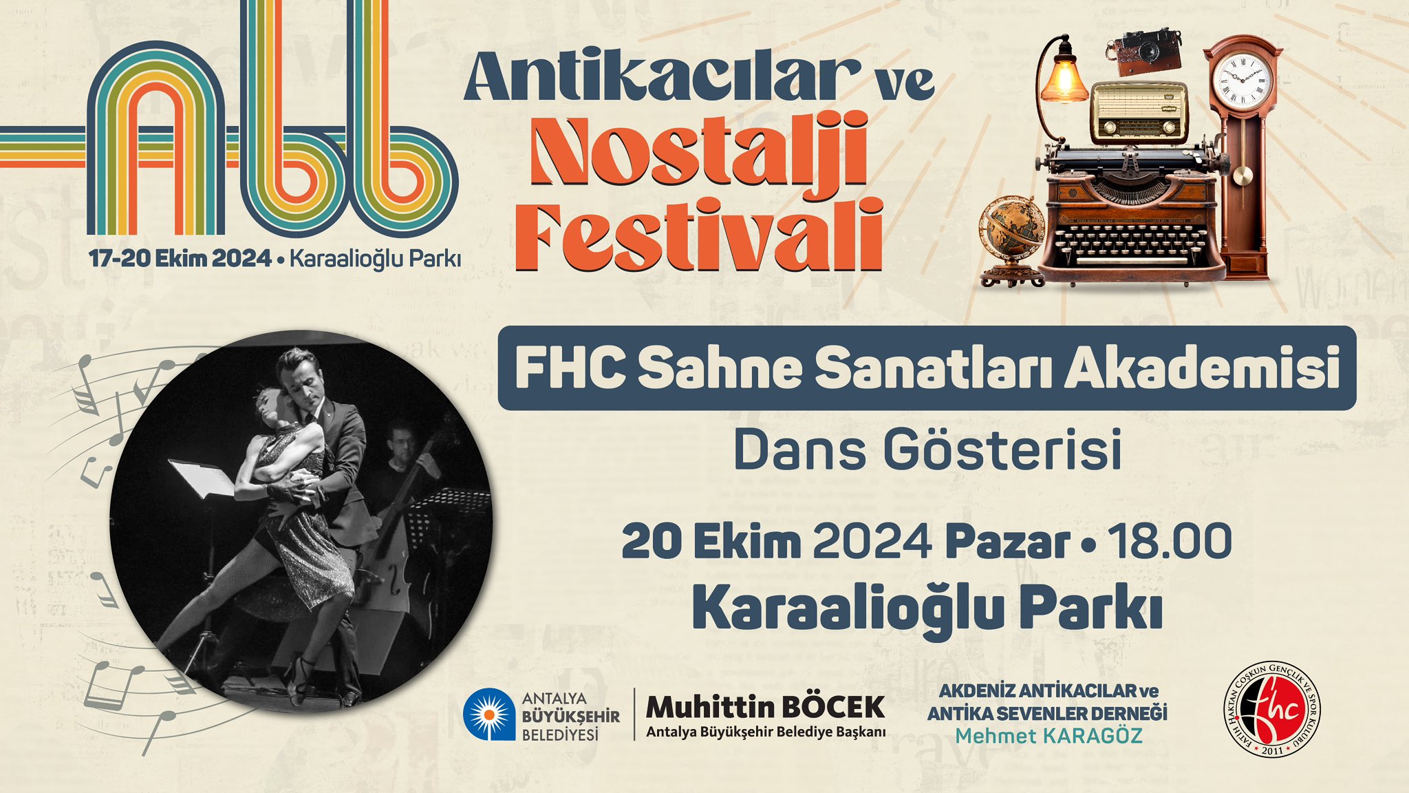 Antalya'da Antikacılar ve Nostalji Festivali Başlıyor