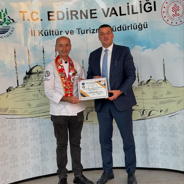 Kıbrıs Türk Aşçılar Derneği Onursal Başkanı Edirne'yi Ziyaret Etti