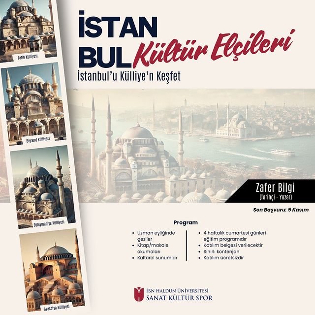 İstanbul Kültür Elçileri Programı ile Şehrin Kültürel Mirası Keşfediliyor