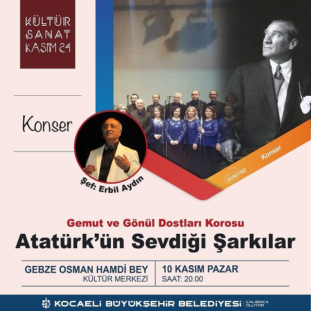 Atatürk’ün Sevdiği Şarkılar Konseri