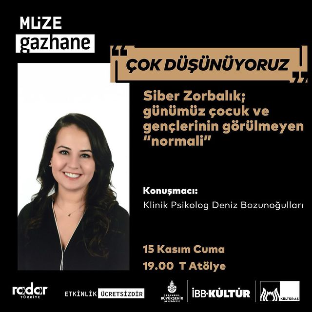 Müze Gazhane'de Siber Zorbalık Tartışmaları Gerçekleşecek