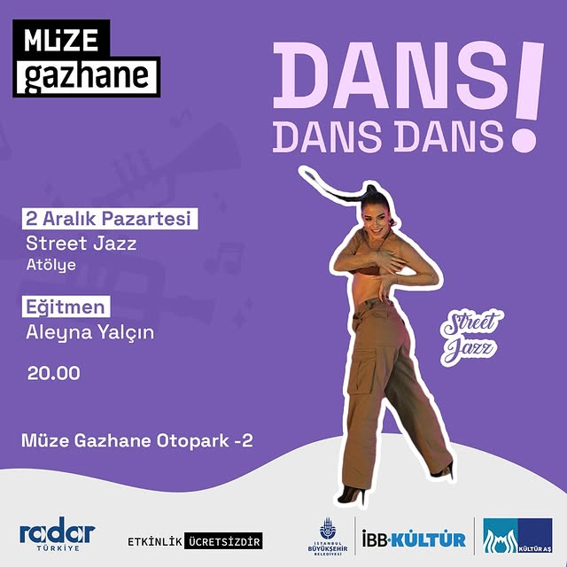 Dans Dans Dansta: Street Jazz Atölyesi