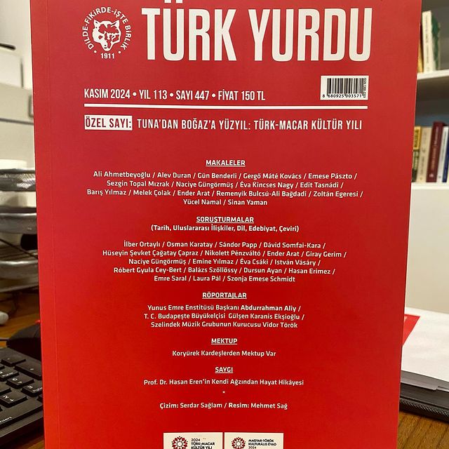 Türk Yurdu Dergisi'nin Yeni Sayısı: Macar-Türk Kültür Yılı