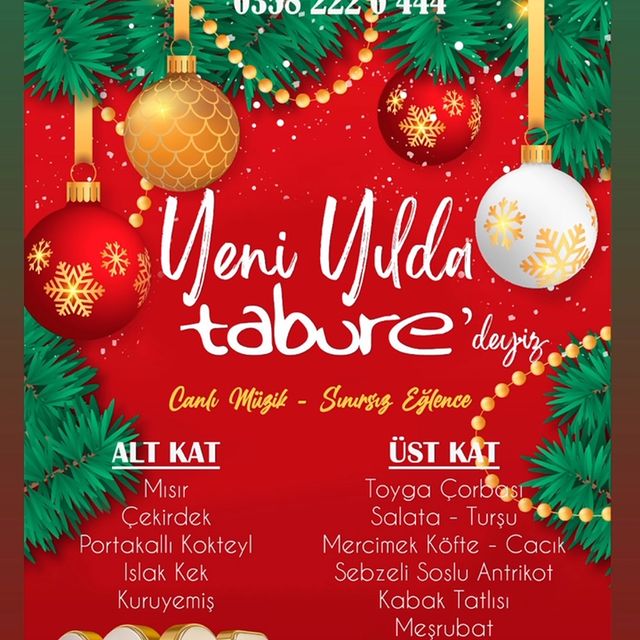 Tabure Cafe Bistro'da Yılbaşı Kutlaması