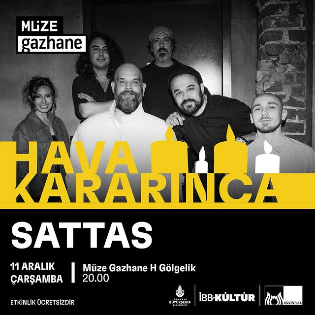 Müze Gazhane'de Hava Kararınca Konserleri Devam Ediyor