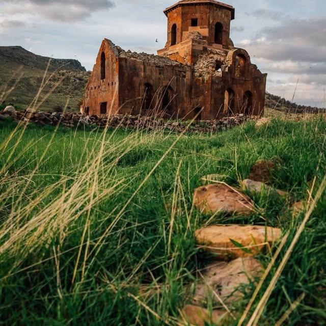 Cappadocia'nın Tarihi Red Church'ü