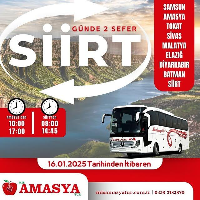 Siirt’e Yeni Seferler Başlıyor