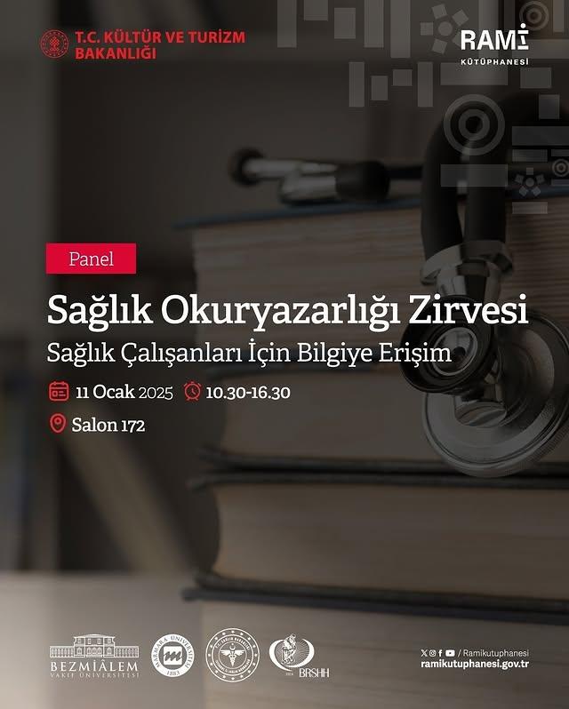 RAMİ Kütüphanesi, Sağlık Okuryazarlığı Zirvesi'ne Ev Sahipliği Yaptı