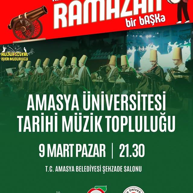 Amasya Üniversitesi Tarihi Müzik Topluluğu'ndan Ramazan Etkinliği
