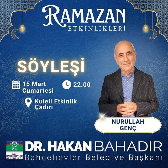 Bahçelievler'de Ramazan Söyleşileri Başladı: Nurullah Genç ile Komşular Buluştu