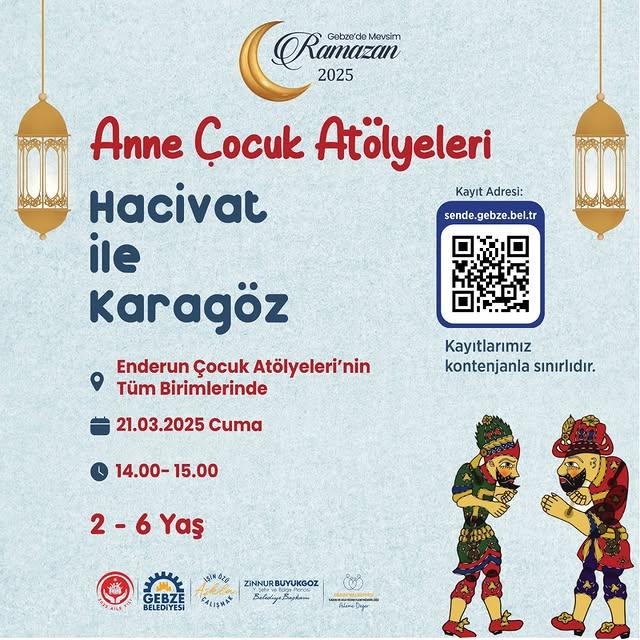 Gebze'de Anne-Çocuk Etkinliği: Geleneksel Tiyatro Keyfi