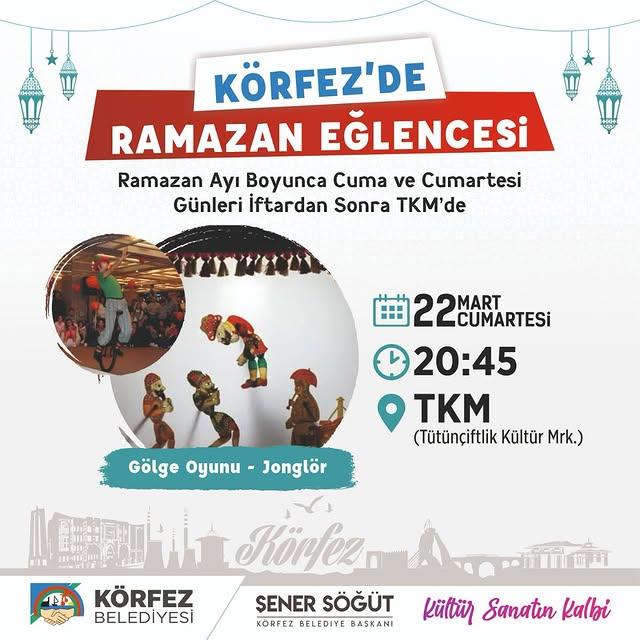 Körfez'de Ramazan Etkinlikleri Gölge Oyunları ve Jonglör Show ile Devam Ediyor