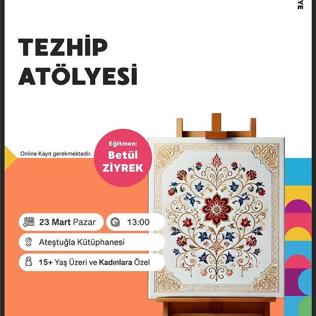 Bağcılar Belediyesi, Tezhip Sanatını Yaşatmak İçin Atölye Düzenliyor