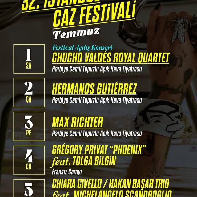 İstanbul Caz Festivali, Bu Yaz 32. Kez Kapılarını Açıyor